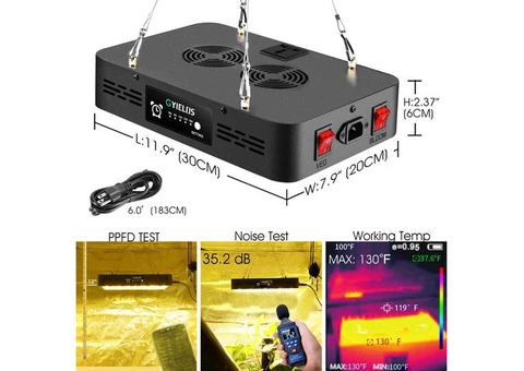 Cheap Price Cob 110w LED Grow Light For Indoor Plants With Timer - 3/7