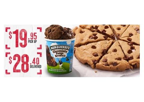 HERSHEY's & Ben and Jerry's Combo at Pizza Hut Orange Special