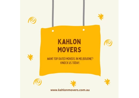 Top Rated Movers Melbourne | Kahlon Movers