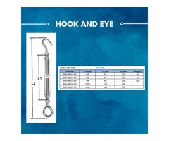 Boat HOOK AND EYE