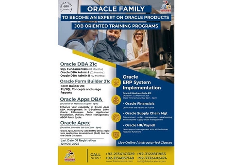 Oracle Trainings by Certified Trainers