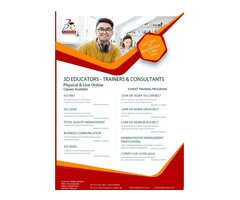 Job Oriented Professional Trainings with International Certifications.