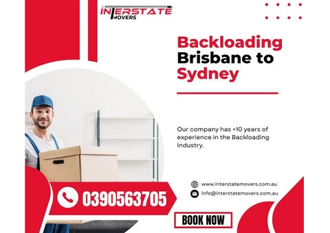 Backloading Brisbane to Sydney | Interstate Movers