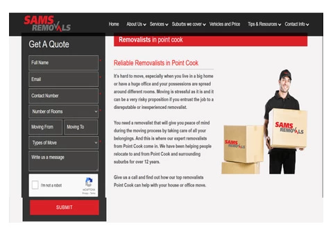 Hire Professional Removalist In Point Cook | Sam's Removals