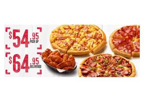 TRIPLE WINGSTREET On Sale Pizza Hut Orange - Orange, NSW