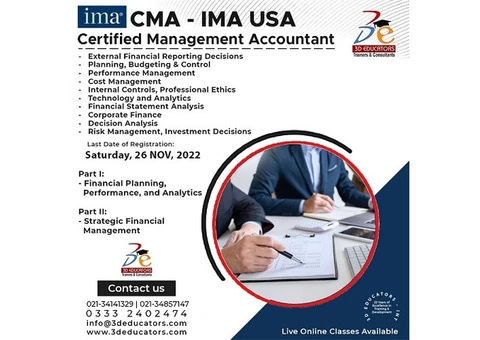 Become CMA - Certified Management Accountant