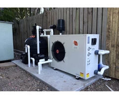Pool heat pump installation