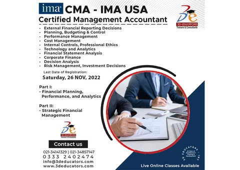 Become CMA - Certified Management Accountant