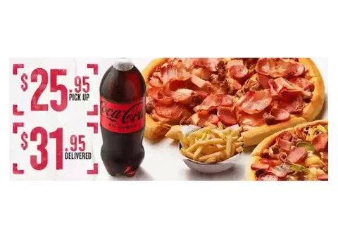 2 Large Pizzas at Pizza Hut Orange Special