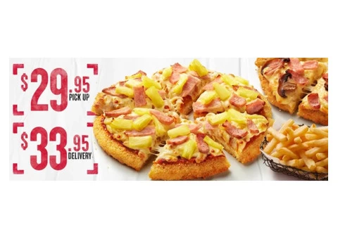 Double Schnitzza Combo at Pizza Hut Orange Special