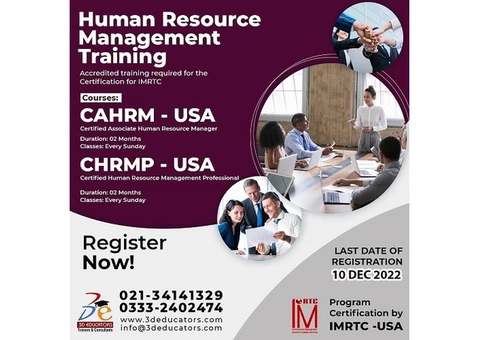 CHRMP - Certified Human Resource Management Professional