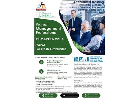 Project Management Professional PMP Training CAPM