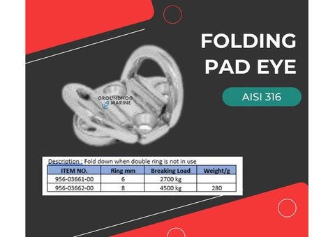 Boat FOLDING PAD EYE