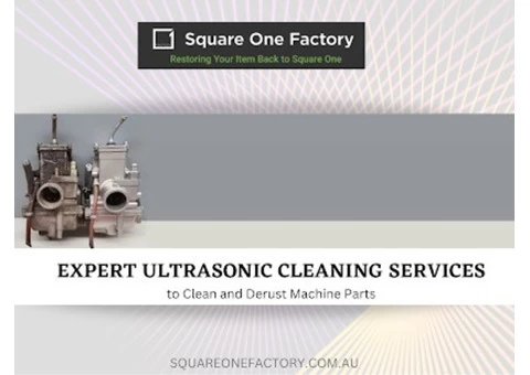 Expert Ultrasonic Cleaning Services to Clean and Derust Machine Parts