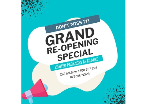 Don't Miss the Grand Re-Opening Sale on Laser Sessions from the Top Hair Loss Experts Australia
