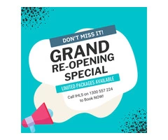 Don't Miss the Grand Re-Opening Sale on Laser Sessions from the Top Hair Loss Experts Australia