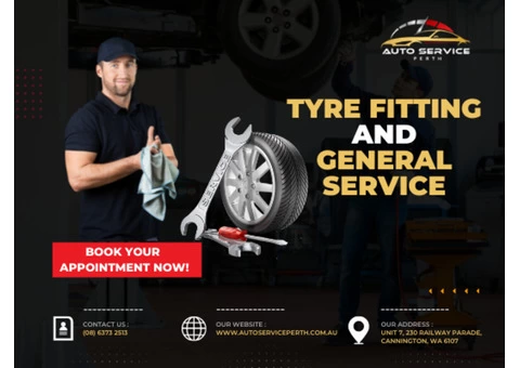 Looking For A Tyre Fitting In Perth? Look No Further Than Auto Service Perth.