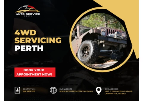 Looking For A 4x4 Service In Perth? End Your Search Now With Auto Service Perth