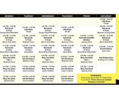Checkout the Latest Advanced Martial Arts and Fitness Training Schedule in East Victoria Park!