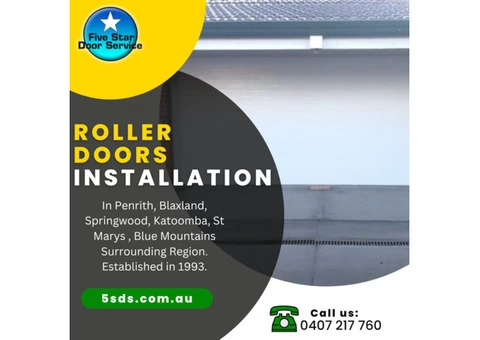 High quality roller doors in Penrith