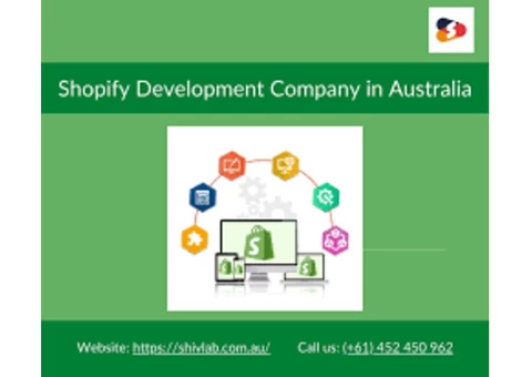 Best Shopify Development Company in Australia - Shiv Technolabs