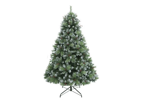 Affordable Flocked Christmas Tree