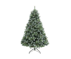 Affordable Flocked Christmas Tree