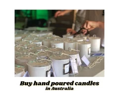 Buy hand poured candles in Australia