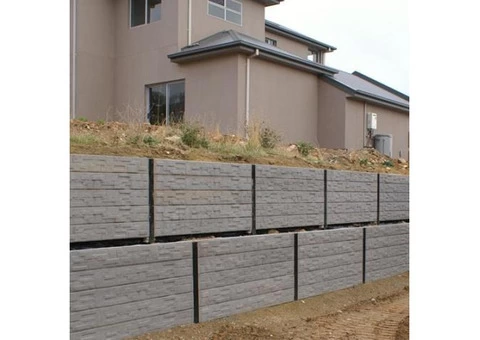 Concrete Sleeper Retaining Wall