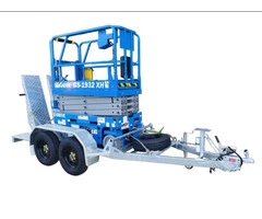 Scissor Lift On Trailer