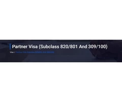 Australian partner visa 820/801/309 | Indeed Visa