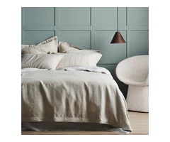 Abbotson Flax Linen Quilt Cover by Sheridan