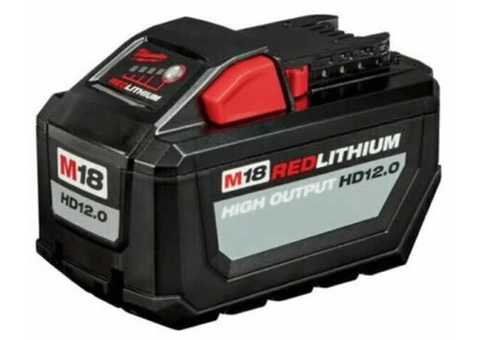 12AH 18V Cordless Drill Battery for Milwaukee M18HD