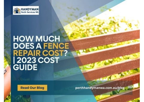 How Much Does A Fence Repair Cost?