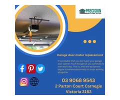 Thinking about Garage door motor replacement? Call us…