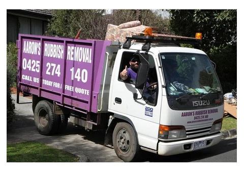 Rubbish Removal - Aaron's Rubbish Removal
