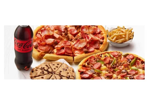 DOUBLE HERSHEY'S BUNDLE at Pizza Hut Orange Special