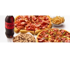 DOUBLE HERSHEY'S BUNDLE at Pizza Hut Orange Special