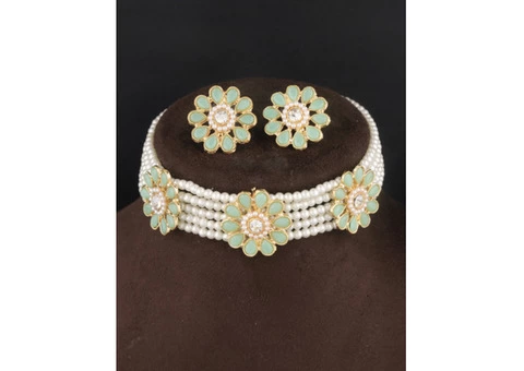 Adorable Choker Designs Online at Best Price by Anuradha Art Jewellery