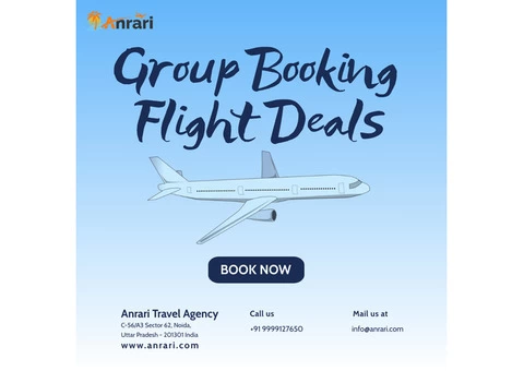 book Group Flight Tickets Online