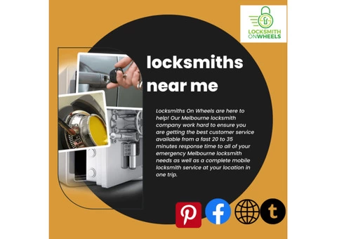 Choose the best locksmith with locksmiths near me option