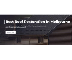 Reliable and lasting roof restoration in Melbourne