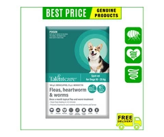 TalentCare provides your Dog all round protection from Fleas & all types of Worms.