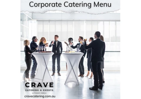 Corporate Catering Menu | Crave Catering
