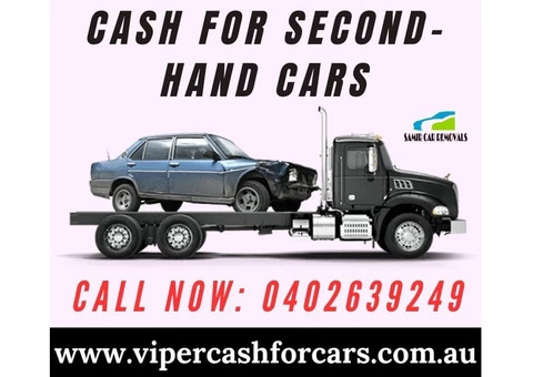Cash For Second-Hand Cars
