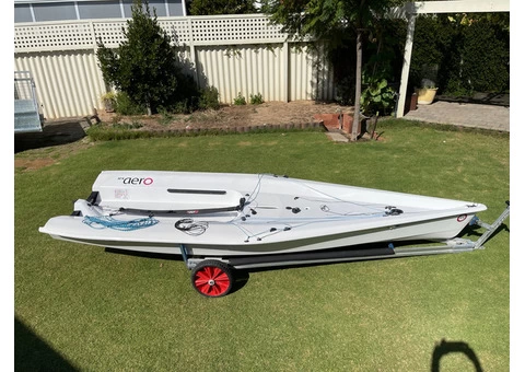 RS Aero Sailing Dinghy, Sail Number 2493 - 1/8