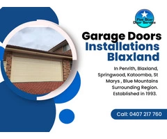 Garage doors Installations | Repairs in Blaxland