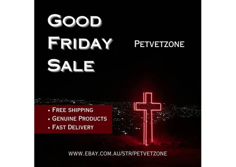 Let's make your dearest pet more healthier in this Good Friday Sale.