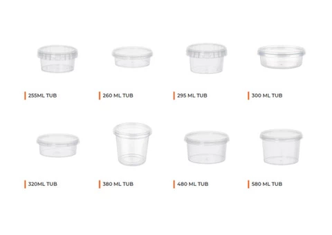 Premium Quality Plastic Tubs to Facilitate Food Storage & Transportation