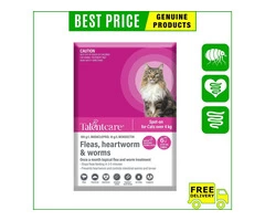 Talentcare eliminates and disperse unwanted parasites from your pet.